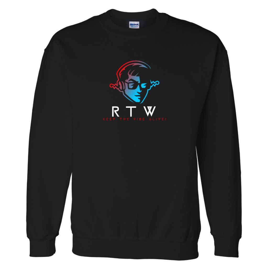 RTW with Blue Faced Logo and catchphrase - Sweatshirt