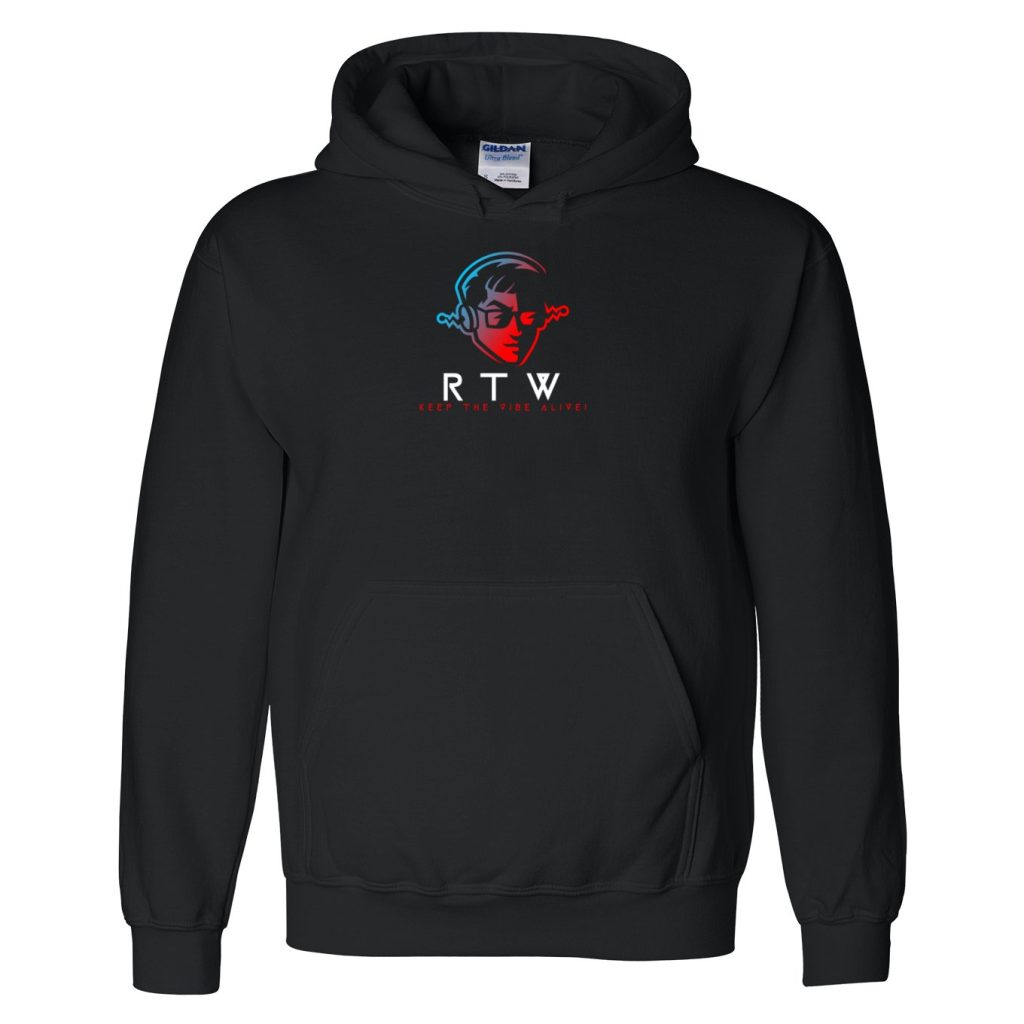 RTW with Red Faced Logo and catchphrase - Hooded Sweatshirt