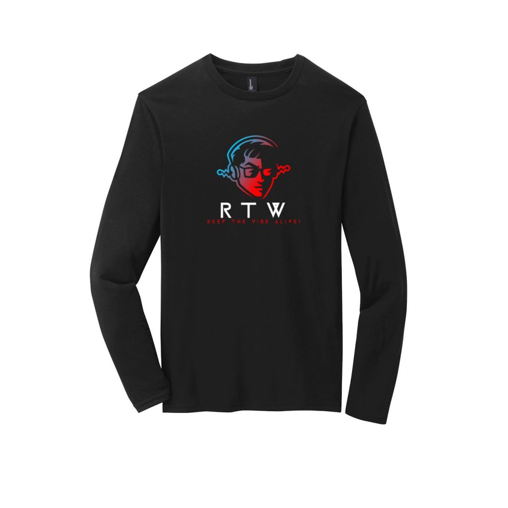 RTW with Red Faced Logo and catchphrase - Long Sleeve T-Shirt
